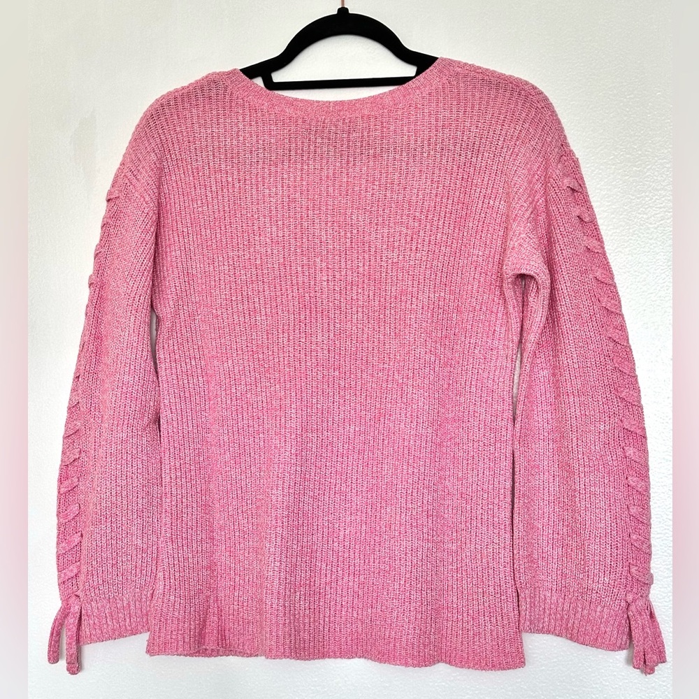 American Eagle Outfitters Soft Pink V-Neck Sweater Size XS - Picture 2 of 5